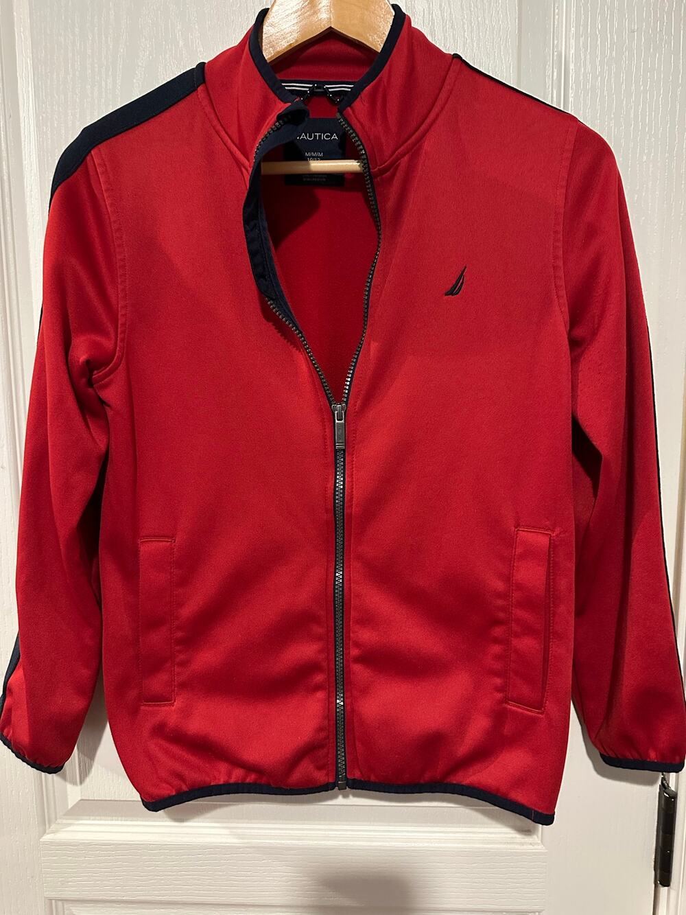 Boys Nautica red and navy Jacket Medium 10/12